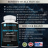 Alpha Lipoic Acid Plus Acetyl L-Carnitine Antioxidant Supplement ALA ALC for Healthy Brain Function & Muscle Strength, Focus, Memory & Cognitive F...