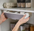 Joseph Joseph Spice Rack Organizer - Under-Shelf Kitchen Cabinet Storage Solution for Spices, Grey...