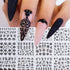 Flower Nail Art Sticker Black Lace Nail Stickers Decals Nail Art Supplies for Acrylic Nail 3D Self Adhesive Sexy Black Lace Flower Nail Design DIY...