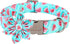 Dog Collar with Blue Watermelon Flower Tie,Cotton Dog Collar with Safety Metal Buckle Adjustable Puppy Collars for Small Medium Large Boy&Girl Dog...