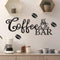 Metal Coffee Bar Sign Rustic Coffee Hanging Décor for Coffee Bar Metal Coffee Wall Art for Coffee Bar Home Office Kitchen(Coffee Bar and Bean Styl...