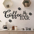 Metal Coffee Bar Sign Rustic Coffee Hanging Décor for Coffee Bar Metal Coffee Wall Art for Coffee Bar Home Office Kitchen(Coffee Bar and Bean Styl...