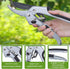 Pruning shears, work 3 times easier, MUSTKING garden clippers (Adjustable - Upgraded - Black)...