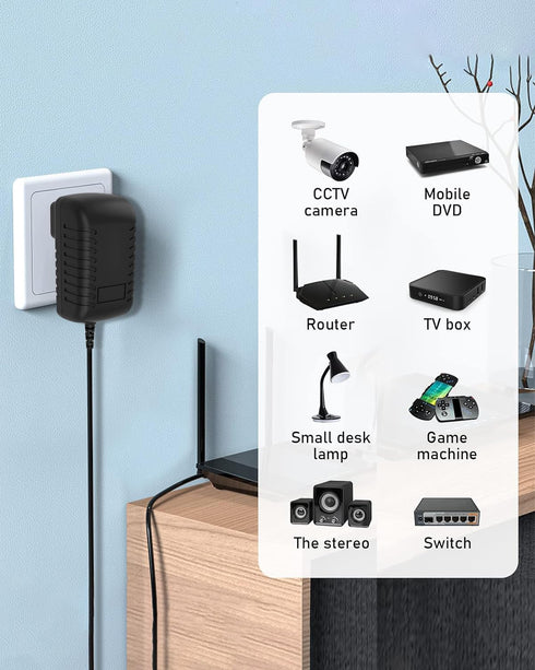 AC Adapter Compatible with Petsafe Wireless Fence PIF-300 Wall Charger Power Supply Cord......
