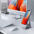 Magnetic Phone Stand Holder for Desk, Adjustable Aluminum MagSafe Cell Phone Stand Cradle Compatible with iPhone 15 14 13 12 Pro Max Plus Mini Mag...