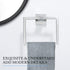 TNOMS Brushed Towel Ring Modern Square Hand Towel Bar,Towel Holder for Bathroom,Wall Mount Stainless Steel...