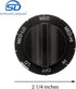 Supplying Demand 814362 330169 Electric Range Control Knob 9 Piece Replacement Set Model Specific Not Universal
