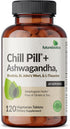 Futurebiotics Chill Pill + Ashwagandha, Rhodiola, St. John’s Wort, & L-Theanine 2000 MG per Serving - Non-GMO, 120 Vegetarian Tablets...