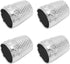 Coufce 4 Pcs Metal Sewing Thimble, Quilting Thimbles, Finger Shield, Silver Fingertip Protector Thimbles for Hand Sewing Craft Accessories...
