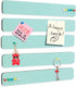Felt Pin Board Bar Strips Bulletin Board for Bedrooms Offices Home Wall Decoration, Notice Board Self Adhesive Cork Board with 35 Push Pins for Pa...