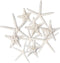 Nautical Crush Trading Starfish & Knobby Starfish Decor - (5) White Starfish 4-6" and (5) Knobby Starfish 2-3.5" - Beach Wedding Decor - Coastal P...