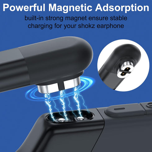 ANMONE USB C Shokz Charging Cable Adapter (3 Pack) Type c Charger Cable to Aftershokz Magnetic Converter Compatible with Shokz Aeropex, OpenRun, O...