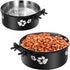 Kennel Water Bowl Hanging, ShineMe 2 Pack Stainless Steel Food and Water Bowl for Dog Cage, Crate, Kennel Bowls Mountable for Medium and Small Dog...