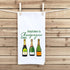 PXTIDY Champagne Dish Towel Engagement Gift Wedding Gift Housewarming Party Champagne Tea Towel Anytime Is Champagne Time (Anytime is Champagne ti...