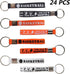 CupaPlay 24 PCS Basketball Keychains/Keyrings Motivational Bulk for Teenagers - Inspirational - Basketball Party Favors and Supplies for Carnival/...