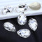 DONGZHOU Teardrop Crystal Rhinestones, Large Rhinestones Glitter Stones Glass Gemstones for Crafts, Jewelry Making, Shoes, Clothes, 30 x 20 mm, 8 ...