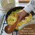 Wooden Ladle. Long Handle Ladle Utensils for Soup.for Kitchen Cookware, Cooking Ladle Spoon 10 inch Serving Spoon...