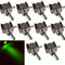 ESUPPORT 12V 20A AMP Green LED Light Rocker Toggle Switch SPST ON/OFF Car Motor Pack of 10...