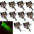 ESUPPORT 12V 20A AMP Green LED Light Rocker Toggle Switch SPST ON/OFF Car Motor Pack of 10...