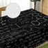 Beabes Tablecloth Chemistry, Chemistry Formulas Laboratory Equipment Rectangular Table Cover Kitchen Table Cloth for Dining Hotel Coffee Parties T...
