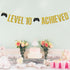 Level 10 Achieved Banner, Double Digits, Game on Level 10 Hanging Sign, Glittery Video Gamer Happy 10th Birthday Party Decorations...
