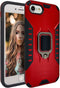 MODOS LOGICOS Case for iPhone SE 2022 / iPhone SE 2020 / iPhone 7 / iPhone 8 4.7”, Dual Layers Protective Case with 360 Metal Rotating Ring Kickst...