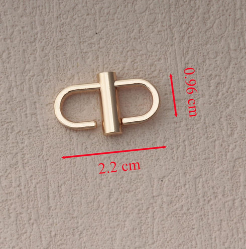 4 Pcs Adjustable Metal Buckles Strap Shorten Clasps Chain Replacement Buckle for Bag...
