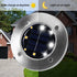 INCX Solar Lights for Outside,4 Pack Solar Lights Outdoor Waterproof, Solar Garden Lights Landscape Lighting for Patio Pathway Lawn Driveway Walkw...