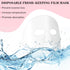 300 Sheets Facial Plastic Mask Disposable Facial Sheet Mask Transparent Face Mask Sheets for Skin Care DIY Spa Mask Moisture Retention...
