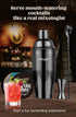 KITESSENSU Cocktail Shaker Set, Stainless Steel Martini Shaker Set with 24 Ounce Cocktail Mixer with Drink Shaker, Measuring Jigger, Bar Spoon & D...