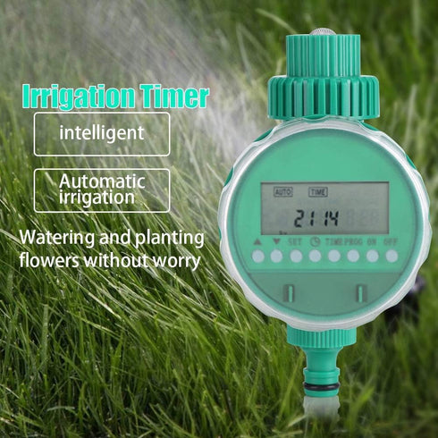 Intelligent Irrigation Timer, Automatic Electric Digital Garden Irrigation Timer Intelligent Flowers Watering Controller Home Timer Automatic Irri...
