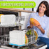 ANZNKU 10 Pack Reusable Food Storage Bags, BPA Free PEVA Reusable Freezer Bags, Dishwasher Safe Silicone Bags, Leak-proof Reusable Lunch Bags for ...