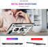 LeYi Compatible for 8/7/6s/6 Case (2 Pack), Silver, Cellular Phone Case with Tempered Glass Screen Protector & Kickstand Ring...