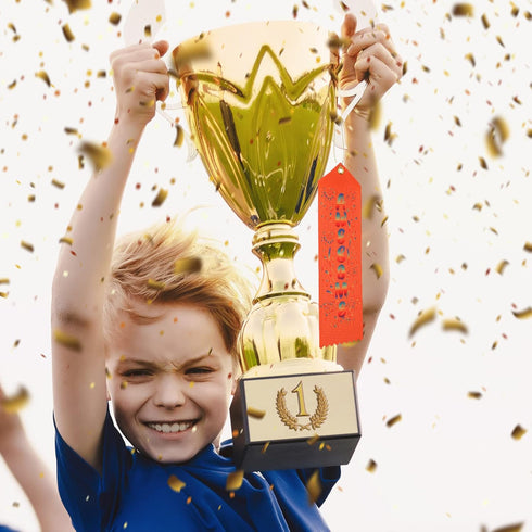 Award Ribbons Bulk Participant Ribbons for Prizes Fun Award Ribbons Honorable Mention Set with Event Card and Rope for Kids Competition Sports Eve...