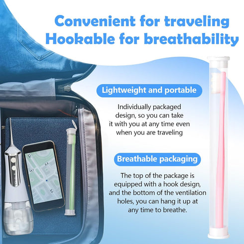 4Pcs Wave Style Extra Soft Toothbrush, Nano Toothbrush for Sensitive Gums Micro-Nano Manual Toothbrush with Soft Floss Bristle for Gum Care Protec...
