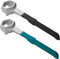 Bung Wrench, Aluminum Drum Wrench Barrel Wrench Drum Opener Tool for Opening 10 15 20 30 50 55 Gallon Drum, Fits 2 inch and 3/4 inch Bung Caps...