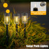 8 Pack Solar Pathway Lights, Solar Lights Outdoor Waterproof, Solar Garden Stake Lights for Outside Yard Landscape Path Walkway Driveway Lawn Deco...