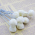 100 Packs Wool Daubers Ball Brush Leather Dye Tool with Metal Handle for DIY Crafts Projects...