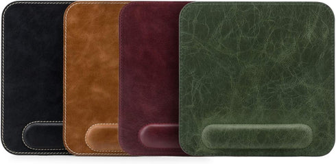 Londo Top Grain Leather Mousepad with Wrist Rest...