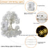 echosari Flower String Lights Battery Operated, 158" Lotus Flower Fairy Lights with Auto Timer 8 Modes, Soft Rubber Flowers String Lights Waterpro...