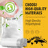 62 Counts Small Trash Bag Drawstring 4 Gallon Mini Garbage Bags for Bathroom, Kitchen, Bedroom and Office...