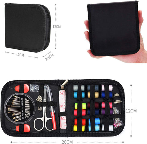 Mini Travel Sewing Kit, AUERVO DIY Premium Sewing Supplies,Basic Sewing kit for Adults,Beginners,Home,Emergency Filled with Repair kit and Sewing ...