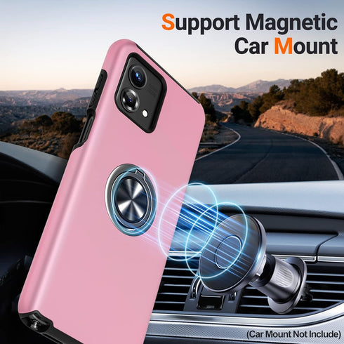 JAME for Moto G Stylus 5G 2023 Case, Slim Soft Shockproof Protective Case for Motorola G Stylus 5G Case 2023, with Invisible Ring Kickstand for Mo...