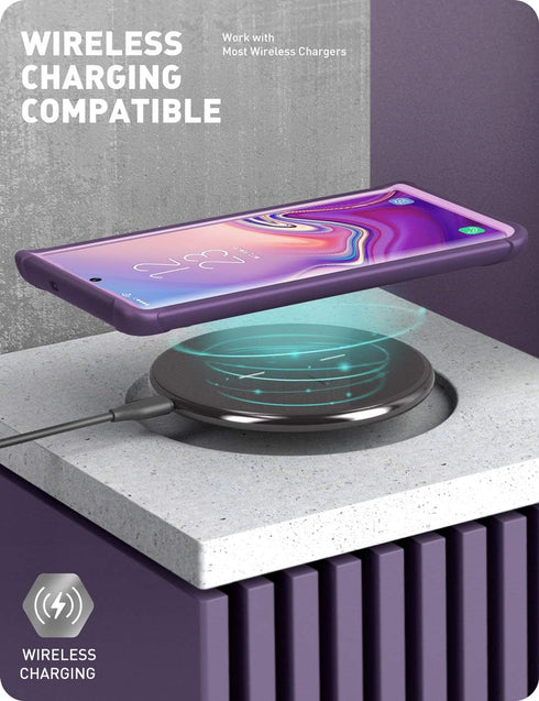 i-Blason Ares Series Rugged Clear Protective Bumper Case for 6.7-Inch Samsung Galaxy S20+ Plus 5G (2020), Purple...