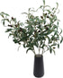 SHACOS 4 PCS 28 inch Artificial Olive Branches for Vases Greenery Olive Stems Faux Tree Branch Twig for Home Wedding Shop Office Garden Decor DIY ...