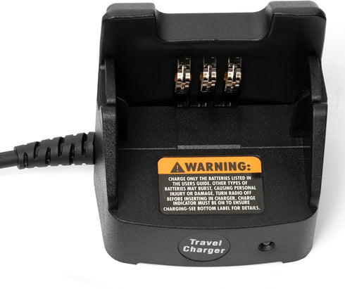 Fumei PMLN7089 Car Travel Charger Base Compatible with Motorola Radio CP040 CP380 PR400 DEP450 GP3688 DP1400......