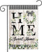 Avezano Home Sweet Home Yard Flag Greenery Floral Garden Flag Housewarming Home Decor Rustic Wooden Floor Theme Outdoor Decorations Garden Flags 1...