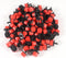 100pcs Drip Irrigation Fittings 360 Degree Adjustable Irrigation Drippers Sprinklers 1/4 Inch Drip Fittings for Watering System...
