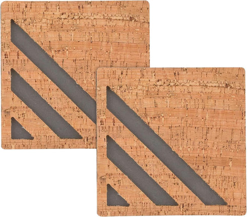 Quartet Cork and EVA Foam Cork Bulletin Wall Tiles, Natural, 6" x 6", 2/Pack (Q190606F00-STPR)...