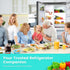 Fridge Deodorizer, 20-Minute Efficient Refrigerator Deodorizer Odor Eliminator, 12x Extended Freshness, More Effective Than CH-CUT and Baking Soda...